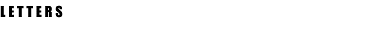 Letters