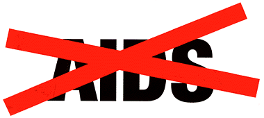 AIDS Xed out