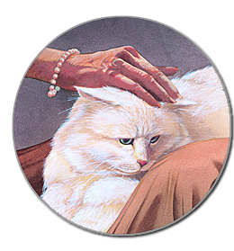 Miss LeWin with Snowball