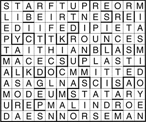 September Puzzler Solution