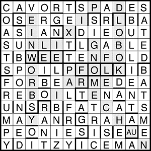 Solution to the March Puzzler