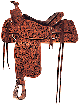 Carved saddle