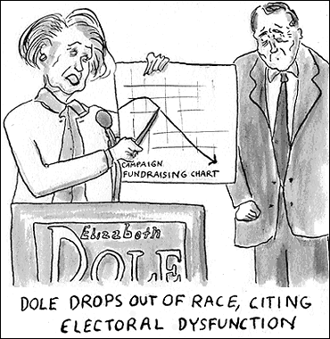 Liddy limps from the stage