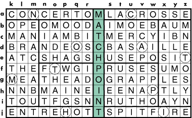 The June Puzzler solution