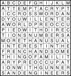 The November Puzzler solution