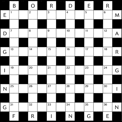 The July/August Puzzler