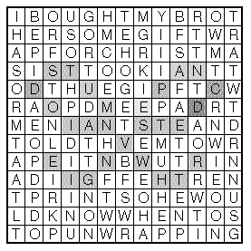 December Puzzler Solution