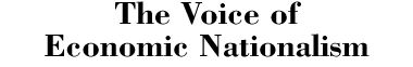 The Voice of Economic Nationalism