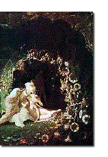 In the gothic garden